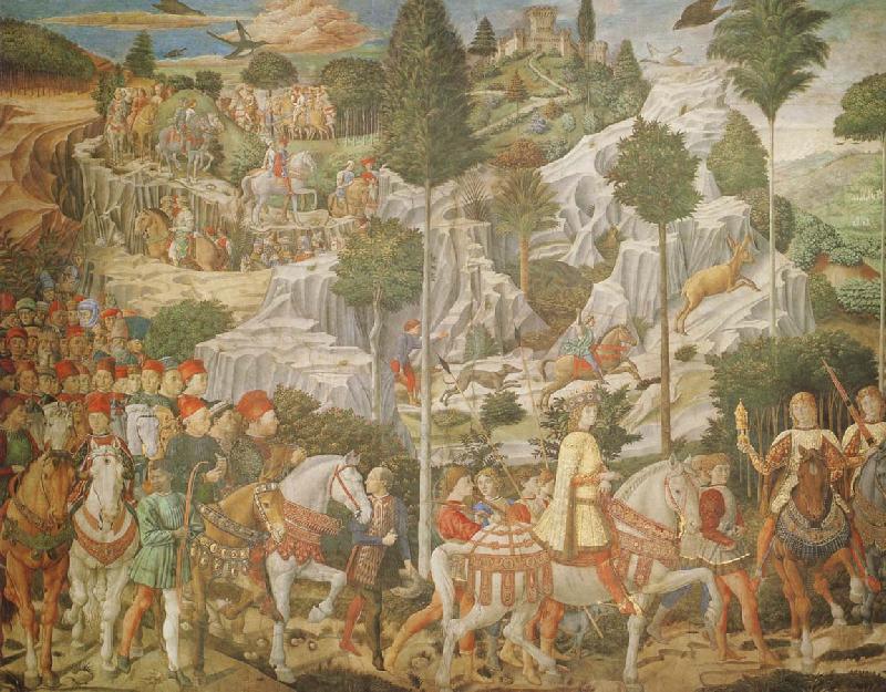 Benozzo Gozzoli Procession of the Magi Sweden oil painting art